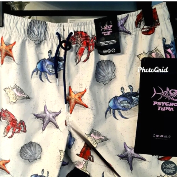 Mens Swimsuit XL, M Mens Psycho Tuna pool shorts swim trunks discounted… - Picture 11 of 11